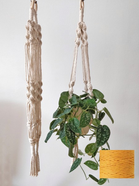 Makramee-Blumenampel Amelia 45 cm